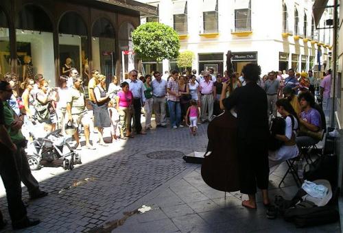 Músicos en la calle