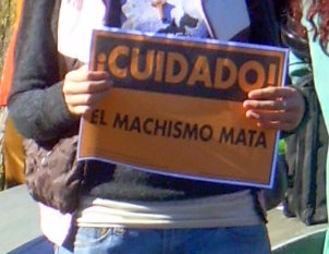 pancarta el machismo mata