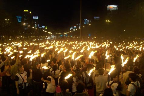 marcha mundial por la paza y la no violencia